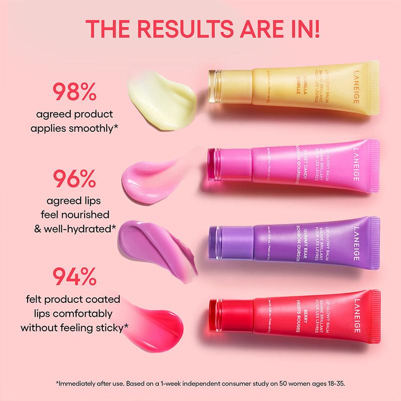 Laneige Lip Glowy Balm, Hydrating and Glossy Tinted Lip Care with Shea Butter, Korean Skincare, Lightweight Moisturizer