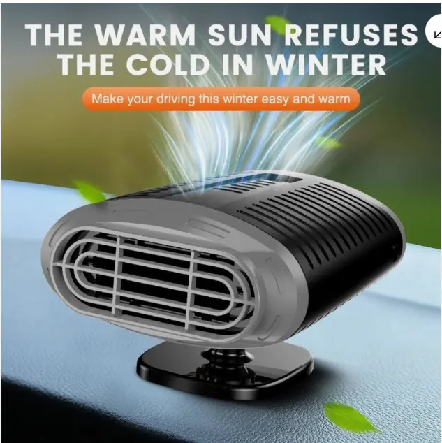1000W Portable Heater Heating Cooling Fan Defroster Demister Car Truck SUV 12V