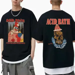 Acid Bath When The Kite String Pops Album Graphic Print T-shirt Men Women Vintage Gothic Rock Tshirt Male Hip Hop unisex Tees JWU