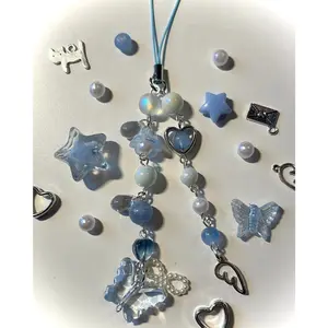 Butterfly Phone Charm Y2K Coquettish Fairytale Keychain 2023