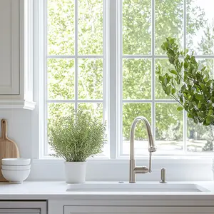 Morning Light Kitchen Backdrop - Durable Rigid Boards & Flexible Vinyl Rolls for Photographers and Creators