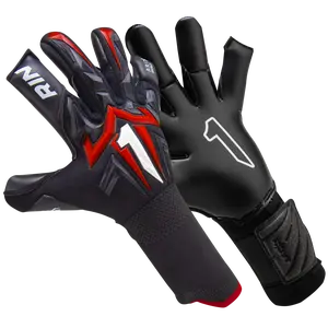 Rinat Aries-X Pro Acevedo Goalkeeper Glove - Unisex 3D Rubber Shock-Absorbing Panels, Arrow Cut, German AXG Latex Palm, Woven Wristband