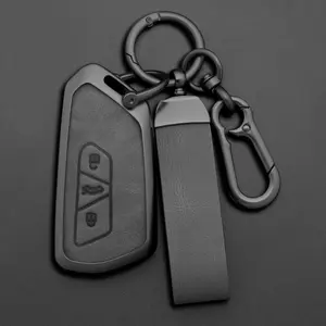 Alloy Car Key Case Cover Shell Fob for Volkswagen Vw Golf 8mk8 ID 4 Id3, Skoda Octavia A8 Mk4 Shell Protector, Car Key Accessory, Durable Protection