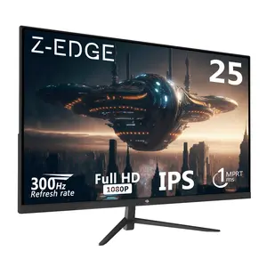Z-EDGE 24.5 inch Gaming Monitor 300Hz Refresh Rate FHD 1920x1080 1ms Response Time FreeSync HDR IPS Panel Ultra-slim Design