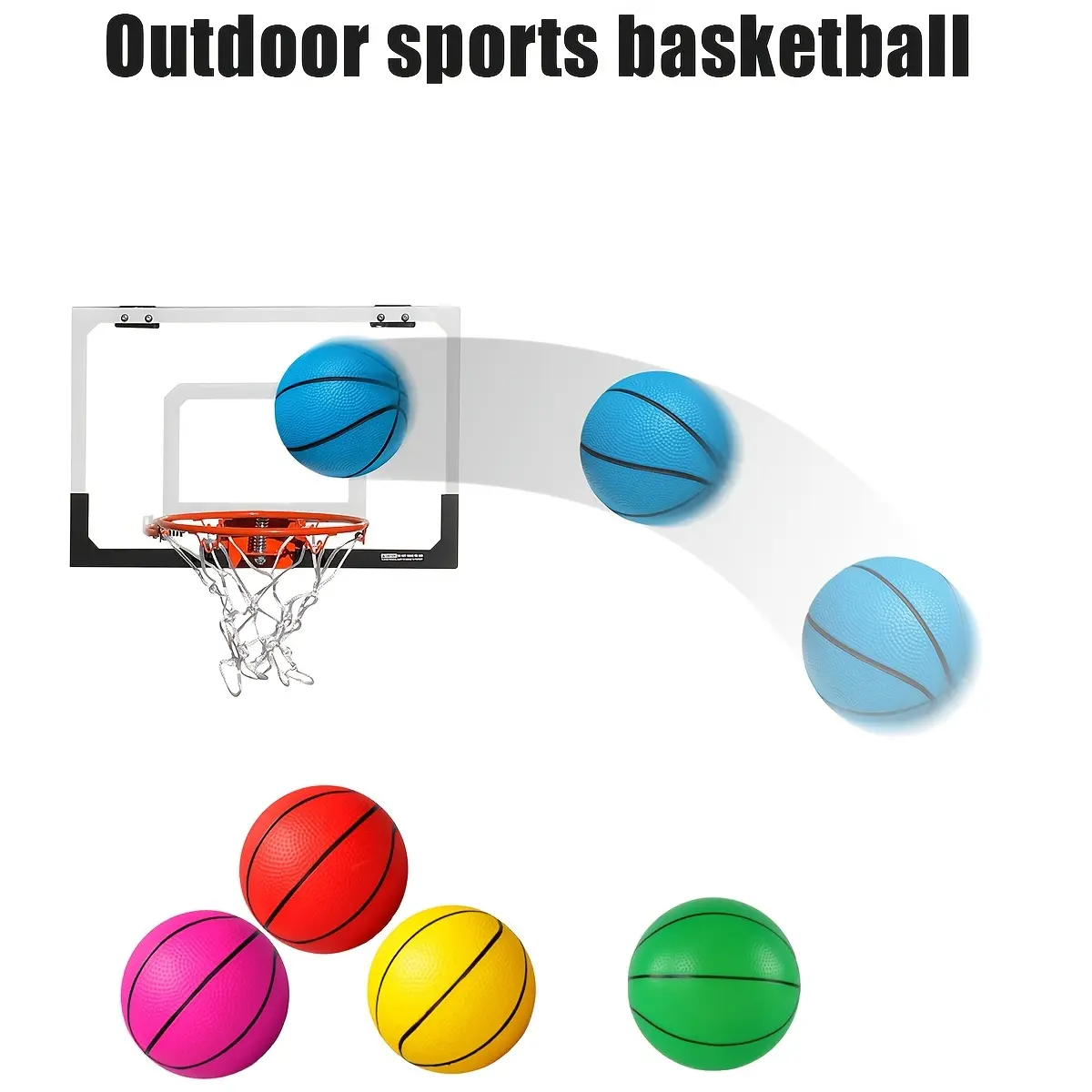 1pc PVC Small Basketball, Outdoor Interactive Basketball - TikTok Shop