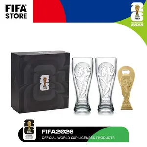 [FIFA WORLD CUP 2026 ] 17oz Trophy Beer Cup (Shatterproof) & Trophy Bottle Opener Gift Set - Perfect Fan Gift & Party Essential #SummerVibes