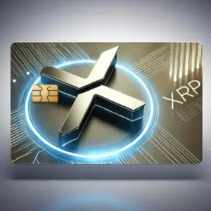 XRP Crypto Inspired Ripple Coin Credit Card Skin - Big Chip - Little Chip - XRP Ripple Coin - Credit Card Sticker