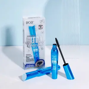 Makeup BOB Three-Dimensional Thick Beautiful Eye Black, Durable Waterproof, Sweat Proof, Non Smudging, Black Package In English