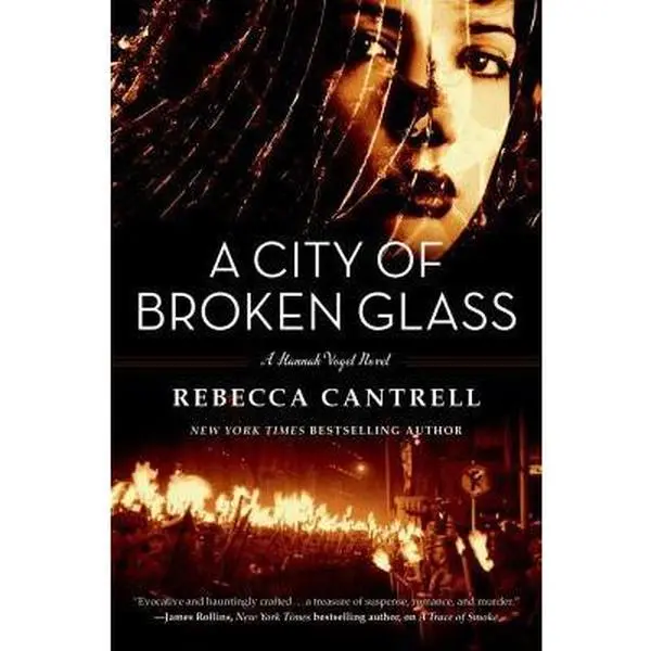 Used Thriller Historical Fiction Book - A City of Broken Glass (Hannah Vogel) by Rebecca Cantrell, Very Good Condition Paperback, Forge Books English Literature
