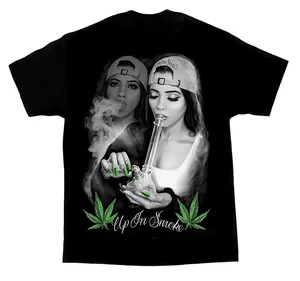 Up In Smoke Chicano Art David Gonzales Dga T Shirt Chicano Graphics Tees, Gangster Clothes Chicano A Men's Short-Sleeve Sports T-Shirt