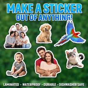 Custom Photo Vinyl Stickers: Personalized Waterproof Decals