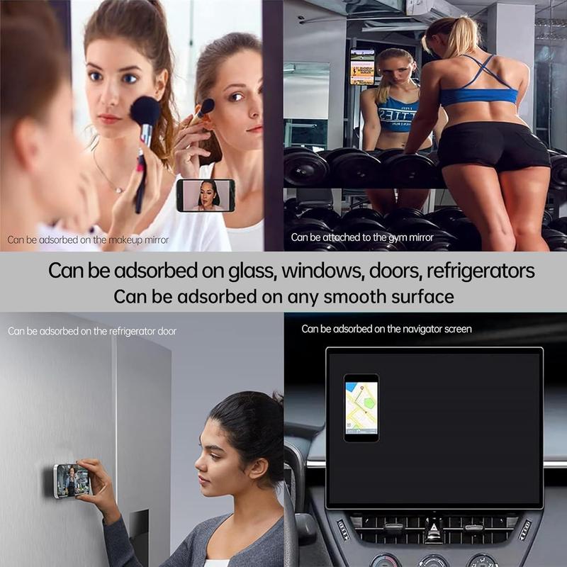 3 Pack Octobuddy Octo Buddy Double Sided Octo Buddy  Phone Grip,  Suction Cup Phone Case Mount Double Sided, Hands-Free Phone Accessories  Grip Bud Black