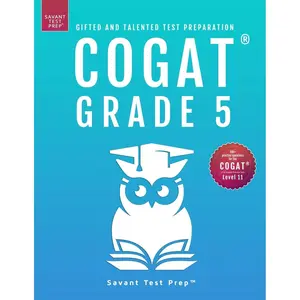 COGAT Grade 5 Test Prep: Gifted and Talented Test Preparation Book - Two Practice Tests for Children in Fifth Grade (Level 11) Paperback – December 30, 2021