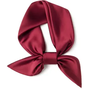 Men's Solid Color Scarf 27" Square Scarf - Lightweight & Breathable, Neck & Hair Accessory, Gift Ready