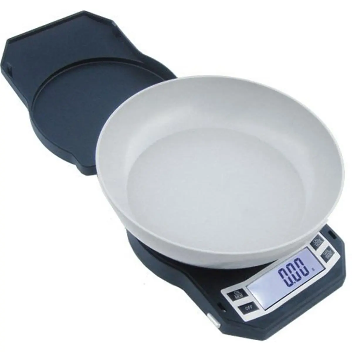 212 MAIN AWS LB-501 Compact Digital Kitchen Food Scale, 500g Kitchenware with 0.01g Precision, Backlit LCD, Measuring Function, Large Removable Weigh Bowl, Durable Design, Removable Bowl, Large Removable Bowl