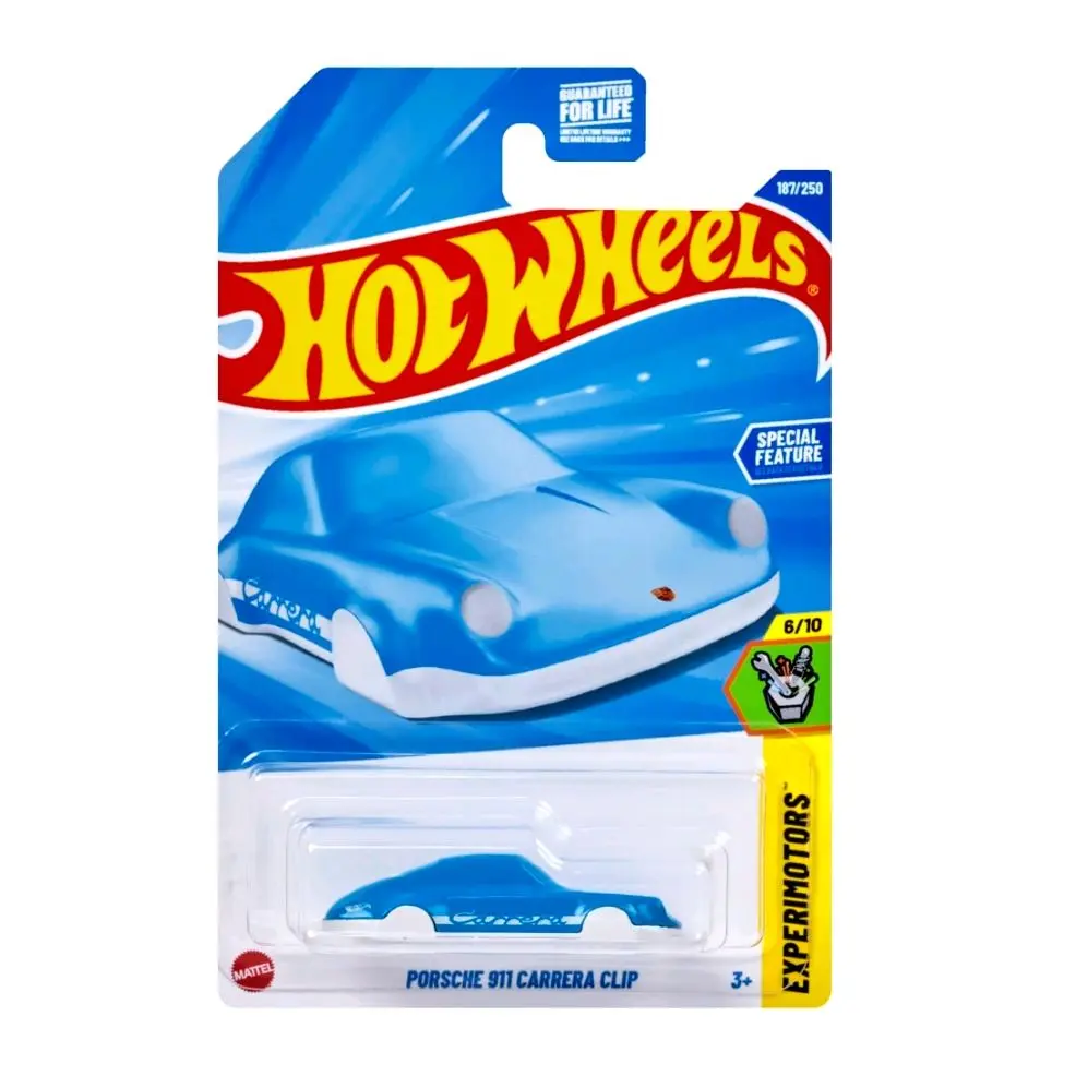 Hot Wheels 2025 Porsche 911 Carrera Clip Experimotors Diecast Metal Model Car, Collectible Toy for Model Cars Enthusiasts