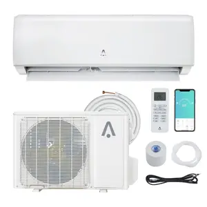 12000 BTU, 19-23 SEER, High Efficiency Ductless Wall Mounted Mini Split Air Conditioner & Heat Pump Inverter, Energy Efficient, Quiet, WiFi App Control, 208V/230V, Cools & Heats Up to 750 Sq.Ft, Full Installation Kit