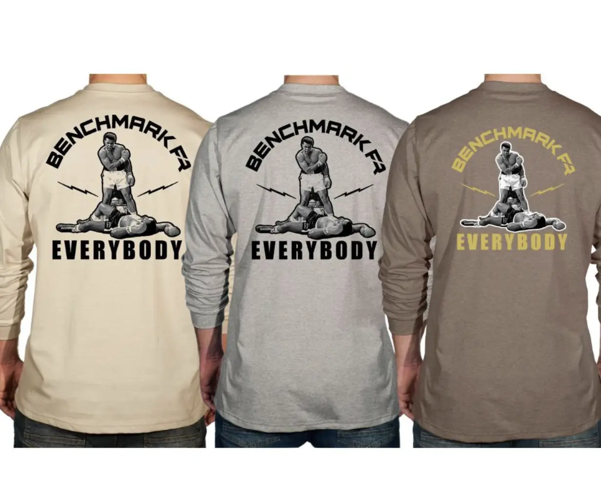 #Benchmark FR Vs Everybody Flame Resistant Long Sleeve Shirt, Mens Pullover Printed Shirt, Menswear Graphic Hoodie, Unisex Tshirt, Sweatshirt, Gift For Men And Women