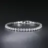 Rhinestone Link Bracelet, Elegant Statement Bangle Jewelry for Women and Men, Exquisite Birthday Gift