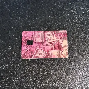 Pink Money Glitz - CC Skin - CC Sticker - Waterproof - Glossy Finish