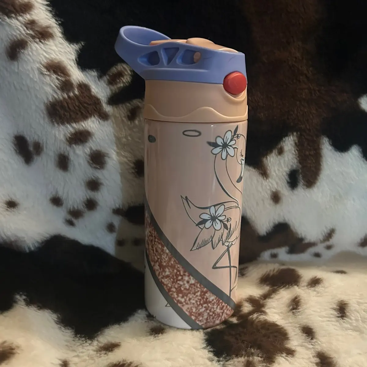 Flamingo water bottle