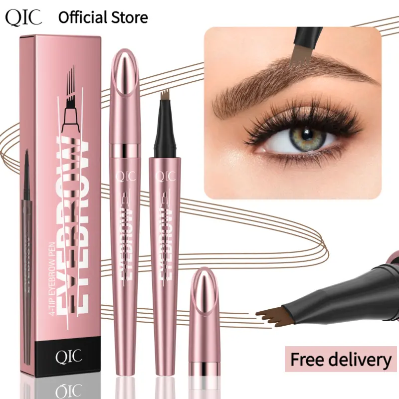 Waterproof Micro-Fork Eyebrow Pencil | Long-Lasting Brow Pen for Natural Hair-Like Strokes, Smudge-Proof Daily Makeup Tool Enhancing Tool eye-brow perfect