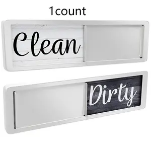 Dishwasher Magnet Clean Dirty Sign Signage, 1 Count Creative Kitchen Organization Tool for Home Decor