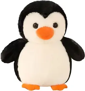 Penguin Stuffed Animal Cute Plush Doll SoftToy 8.5" Gift for Girls Boys Birthdays Christmas Children's Day Halloween Thanksgiving Day (Penguin)