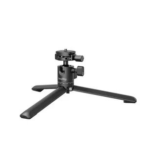 SmallRig Portable Mini Desktop Tripod, Aluminum Alloy Compact Small Tabletop Tripod with 360° Ball Head, 1/4 Screws Quick Release Plate for DSLR，Camera, Phone, Load up to 11 Pounds - 4630