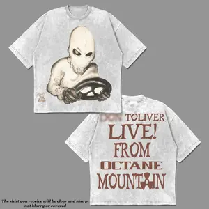 [Echo Culture] Donny Toliver - Octane Tour 2026 Date For Octane Concert Outfit High-quality Acid Washed Cotton T-Shirt, Streetwear Style Shirt Hip-Hop Shirt, E85 Octane Album Merch, Donny Womack Rap Fan Graphic Tee, For Music Lover