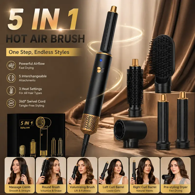 airbrush 5 in 1 dryer review - TikTok Shop