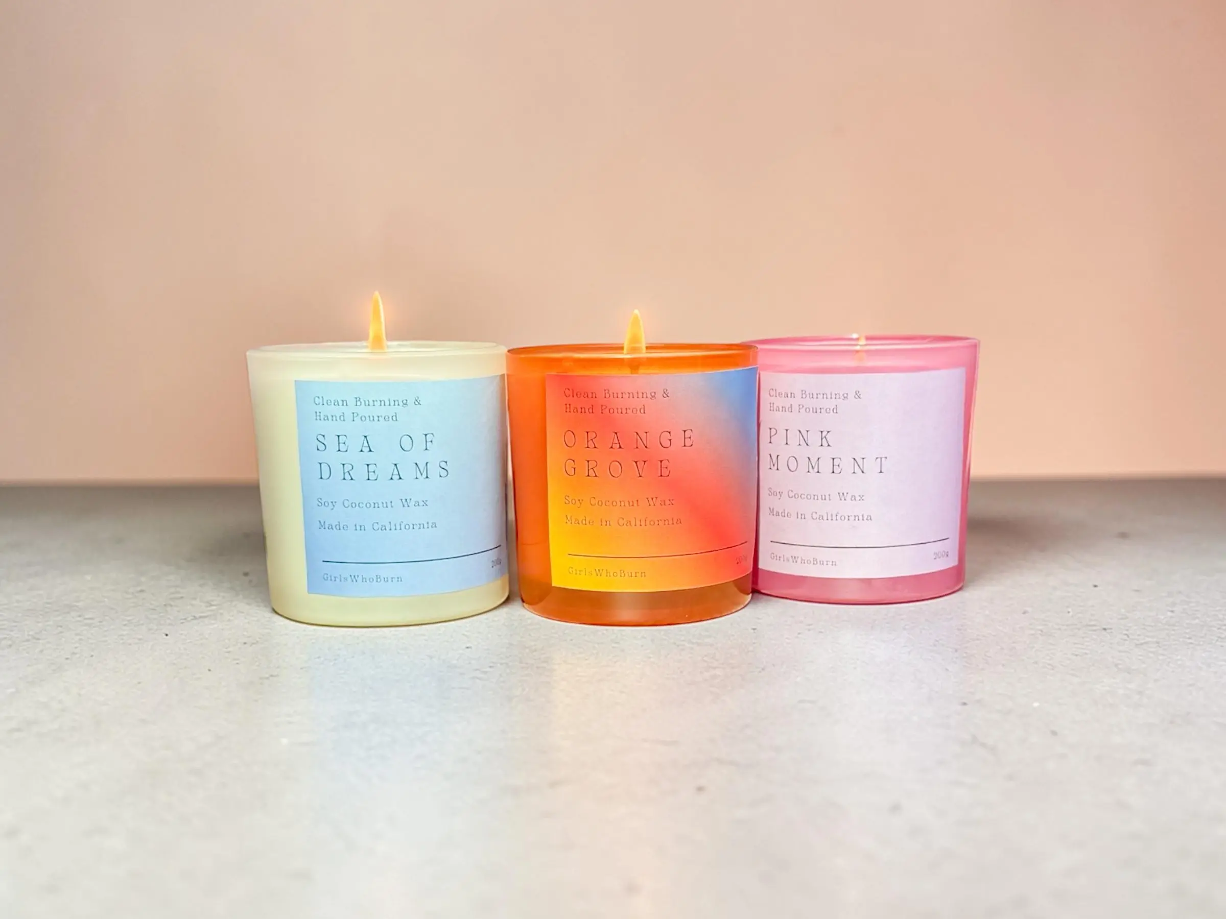 Citrus Bloom & Ocean Mist – The Sunset Edition Soy Coconut Wax