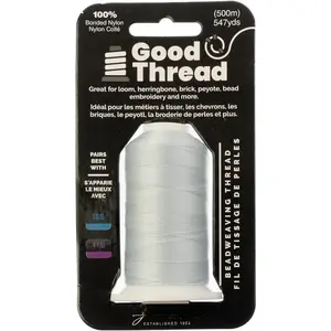 Good Thread 500m Spool Light Grey Bonded