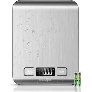 Food Kitchen Scale, 22lb Digital Weight Grams and Ounces for Baking and Cooking, 1g/0.01oz Precise Food Scales for Kitchen, Backlit LCD Display