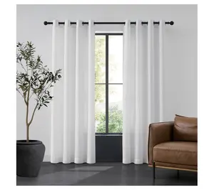 Sheer Barrier Embossed Privacy 52"x95" GrommetPanel Pair