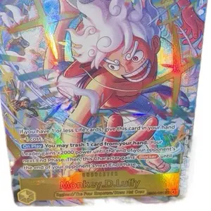 Monkey D. Luffy Anime Collectible Card for One Piece Fans