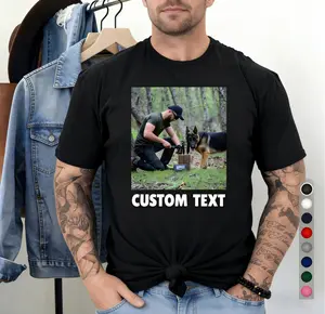 Tailorly Summer Cotton Top | Custom Photo T-Shirt, High Quality Print, Made in USA | Fast 3-5 Day Shipping | Personalized Gift for Family, Pet, Couple & Graduation