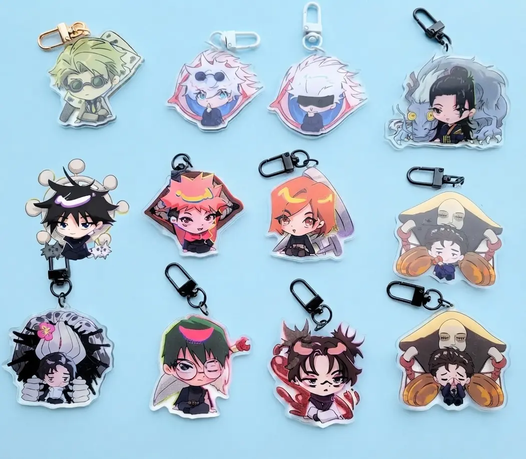 JJK Acrylic Keychains, Gift For Friends, Cute, Durable