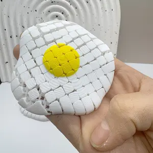 3D Printed Adjustable Joint Egg Pop Fidget, Creative Desktop Decoration Gift, Unique Stress Relief Toy, Perfect for Office & Home Decor