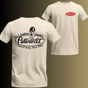Peterbilt T-Shirt, Ain’t Nothin’ Sweeter Than A Long Nose Peter, 100% Cotton Comfort, Vintage Style, Gift for Him and Her