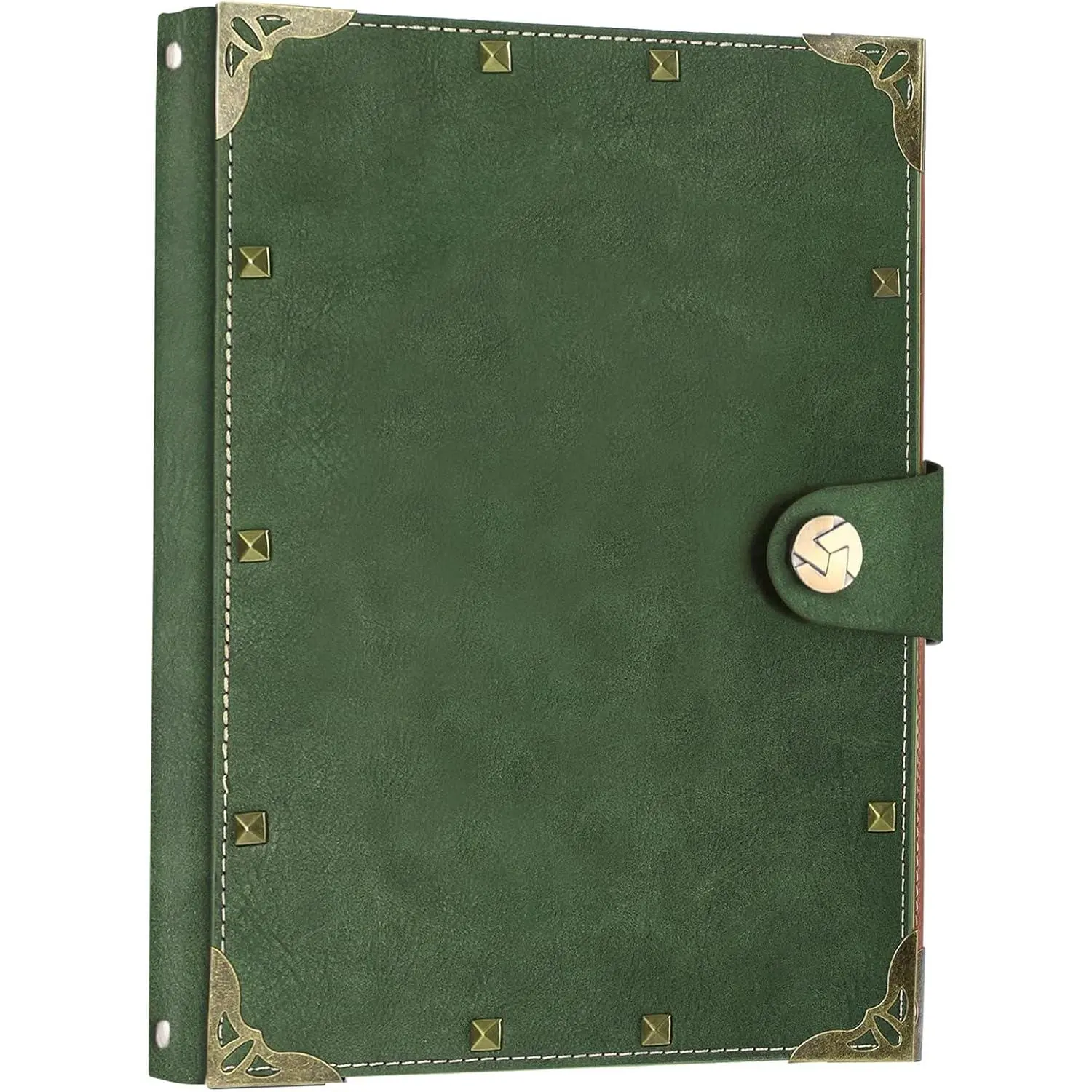 SEEHAN A5 Binder Blank Journal Leather Notebook Refillable A5 Journals for Writing Drawing 200 Pages, Sketch Book Travel Journal for Girls Womens Mens