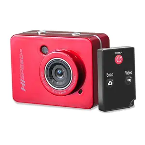 Mini HD Camera 1080P Video 12MP Touch Screen Waterproof Red