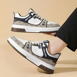 Fashion low-top sneakers - ultra-fine fiber leisure sports shoes, using anti-slip rubber soles, suitable for daily sports