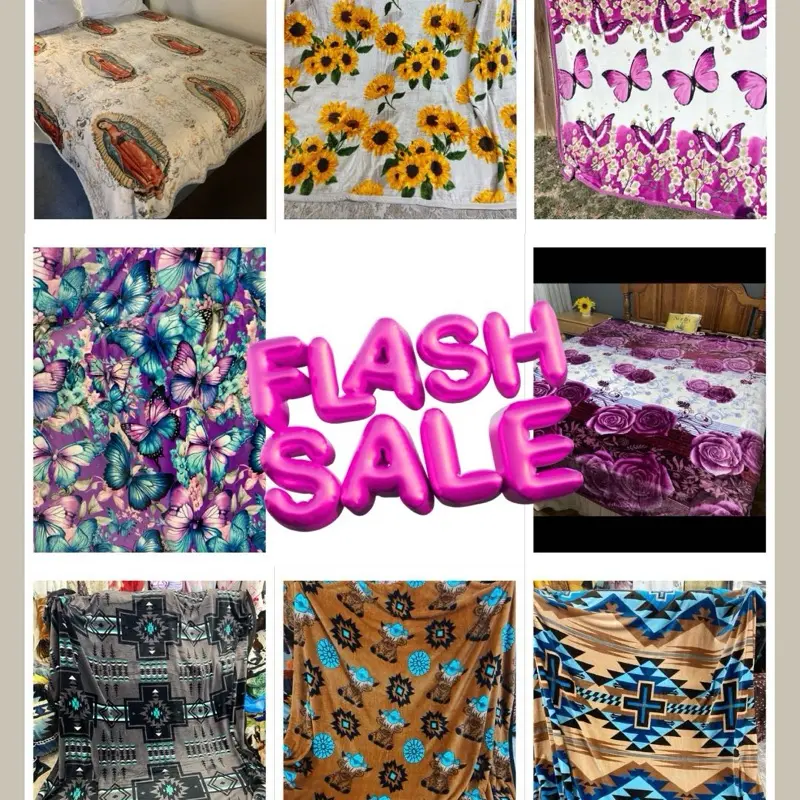 Nadi box 3(3 THROW BLANKET KING SIZE)