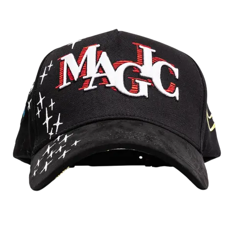 GALLO FINO X MARCA REGISTRADA COLLAB BLACK SNAPBACK HAT ONLY! GFMAGIC BLK