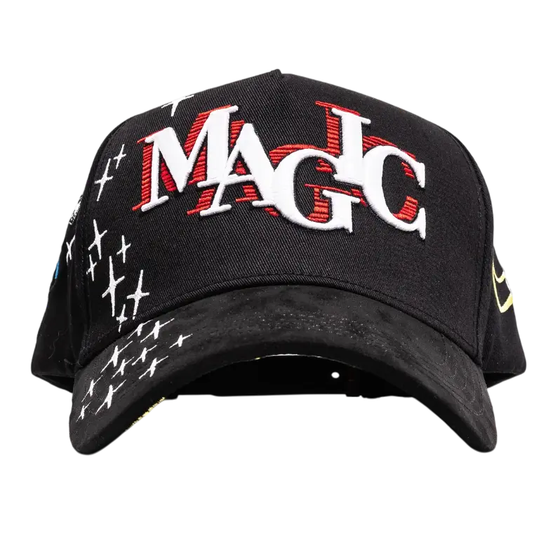 GALLO FINO X MARCA REGISTRADA COLLAB BLACK SNAPBACK HAT ONLY! GFMAGIC BLK