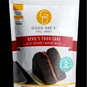 Devil's Food Keto Cake Mix - Gluten Free and No Added Sugar