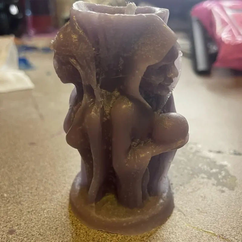 Hecate Triple Moon Goddess Prayer Candles for Spiritual Rituals and Meditation Enhancing Energy and Focus