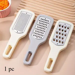 3pcs 3 in1 Stainless Steel Handheld Cheese Grater Multi-Purpose Kitchen Food Graters for Cheese Chocolate Butter Fruit Vegetable