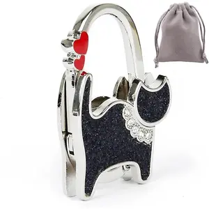 Variety Design Purse Hooks for Table and Bars,Portable Purse Hanger Organizers Hooks Handbag Pocketbook Holder Bag Storage for Desk,Foldable Folding Purse Table Hook Hanger